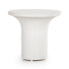 Parra Low End Table - White Concrete