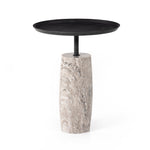 Cronos End Table - Aged Grey