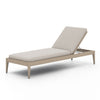 Sherwood Outdoor Chaise, Washed Brown - Venao Grey