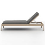 Sherwood Outdoor Chaise, Washed Brown - Venao Charcoal