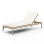 Sherwood Outdoor Chaise, Washed Brown - Venao Ivory