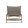 Delano Outdoor Chaise - Thick Grey Rope