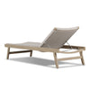 Delano Outdoor Chaise - Thick Grey Rope