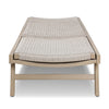 Delano Outdoor Chaise - Thick Grey Rope