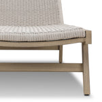 Delano Outdoor Chaise - Thick Grey Rope