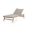 Delano Outdoor Chaise - Thick Grey Rope