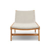 Delano Outdoor Chaise - Ivory Rope