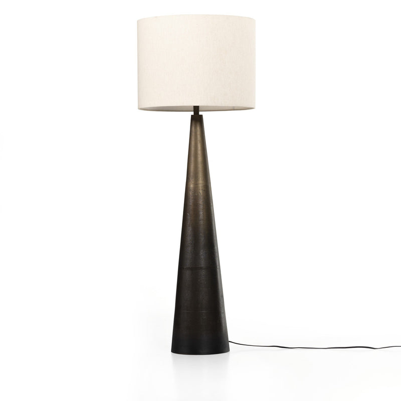 Nour Floor Lamp - Ombre Stainless Steel