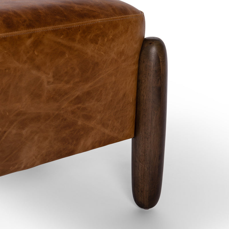 Oaklynn Ottoman-21" - Raleigh Chestnut