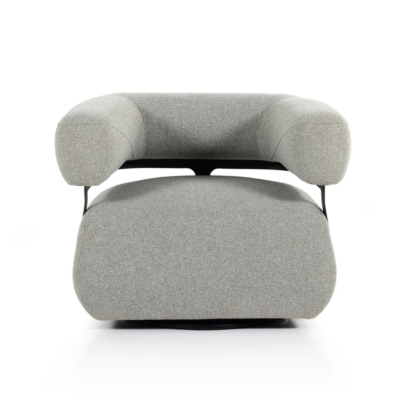 Gareth Swivel Chair - Torrance Silver