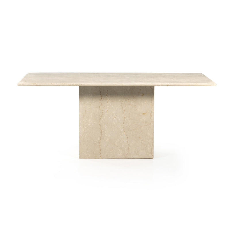 Arum Dining Table - Cream Marble