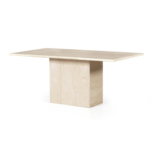 Arum Dining Table - Cream Marble