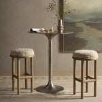 Saldino Stool - Beige Shearling