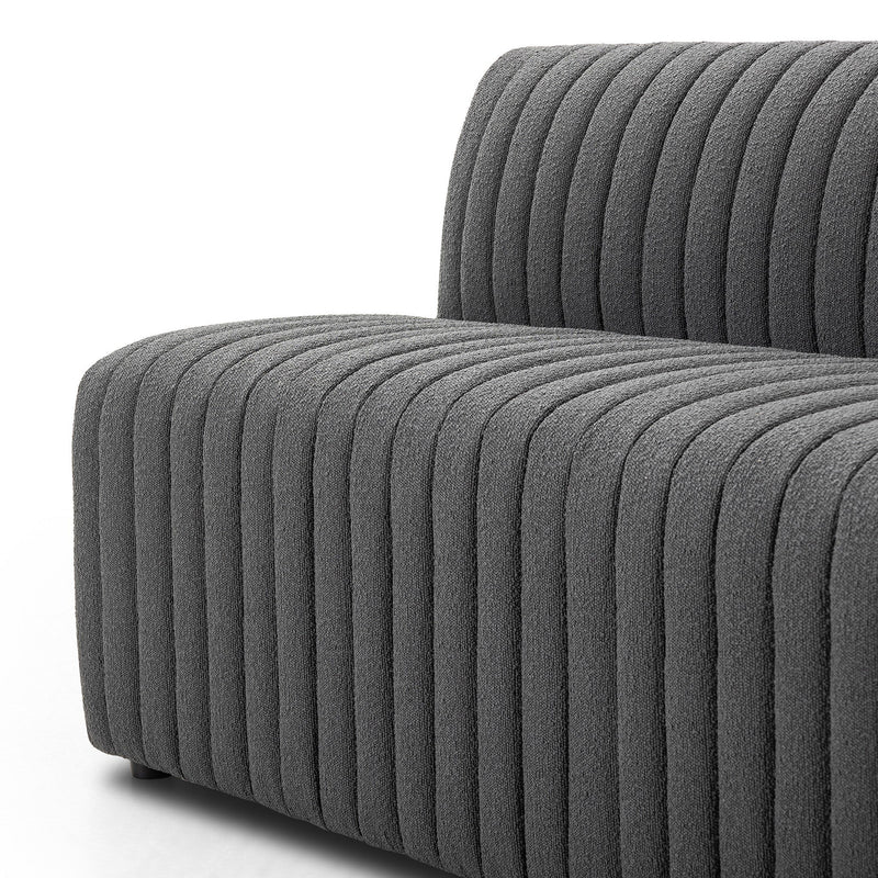 Build Your Own: Augustine Dining Banquette - FIQA Boucle Charcoal