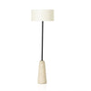 Wren Floor Lamp - Reactive White Glaze