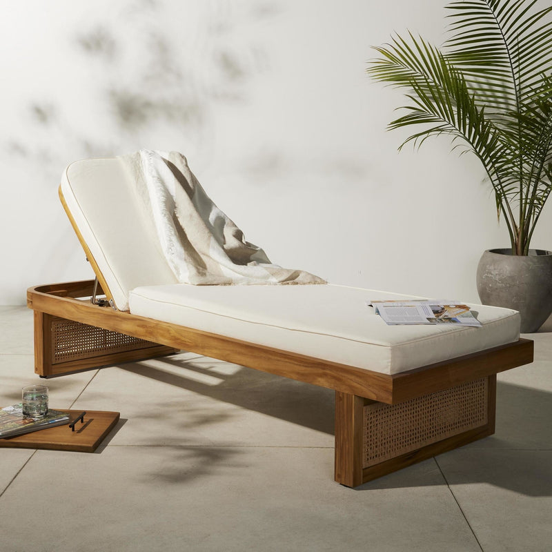 Merit Outdoor Chaise Lounge - Venao Ivory