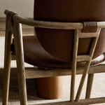 Rowanoke Dining Armchair - Havana Brown