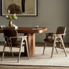 Rowanoke Dining Armchair - Havana Brown