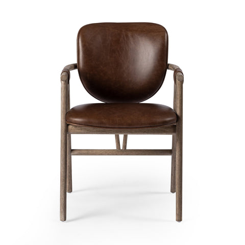 Rowanoke Dining Armchair - Havana Brown