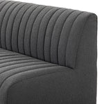 Build Your Own: Augustine Dining Banquette - FIQA Boucle Charcoal