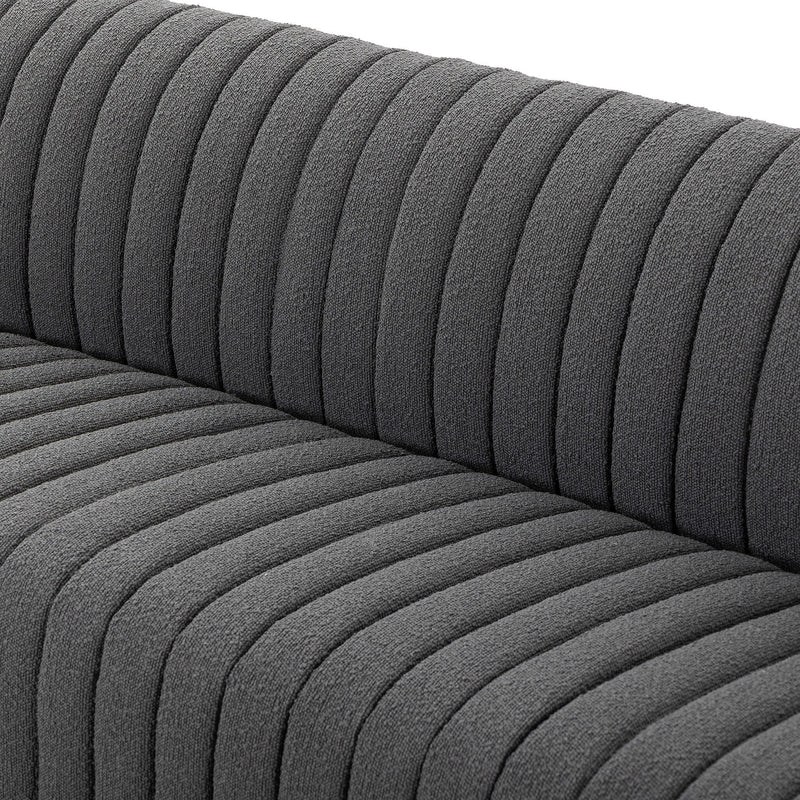 Build Your Own: Augustine Dining Banquette - FIQA Boucle Charcoal