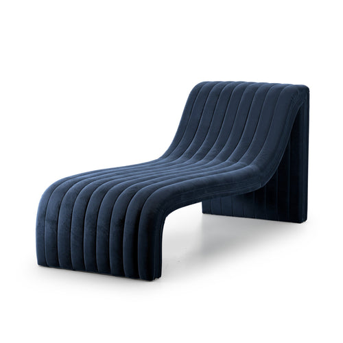 Augustine Chaise Lounge - Sapphire Navy