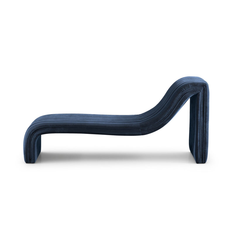 Augustine Chaise Lounge - Sapphire Navy