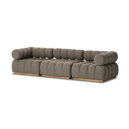 Roma Outdoor 3-Piece Sectional - Alessi Fawn