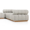 Roma Outdoor 3-Piece Sectional - Faye Ash