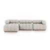 Roma Outdoor 3-Piece Sectional - Faye Ash