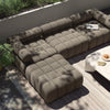 Roma Outdoor 3-Piece Sectional - Alessi Fawn