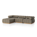 Roma Outdoor 3-Piece Sectional - Alessi Fawn