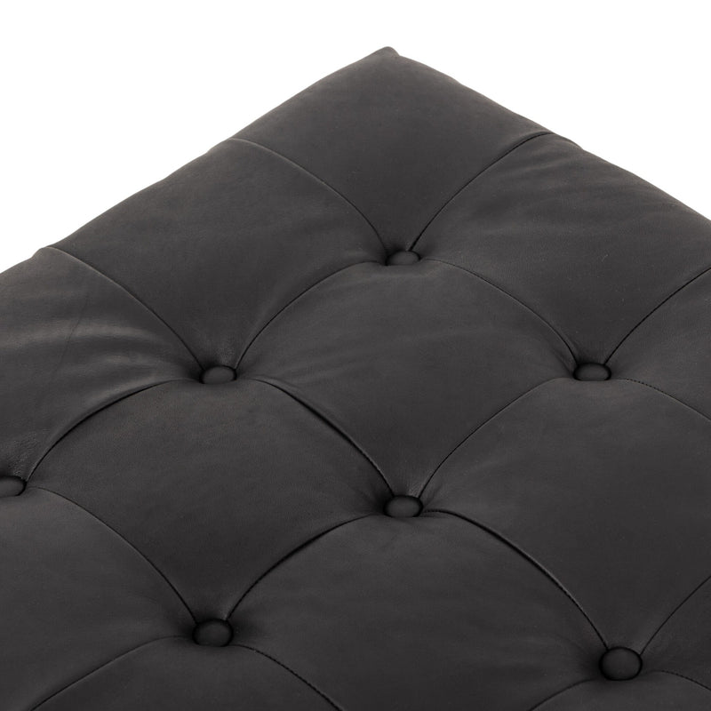 Halston Ottoman - Heirloom Black