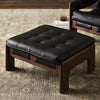 Halston Ottoman - Heirloom Black