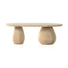 Merla Wood Coffee Table - Light Natural Ash Veneer