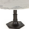 Lucy Round Dining Table - White Marble