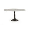 Lucy Round Dining Table - White Marble