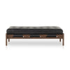 Halston Cocktail Ottoman - Heirloom Black