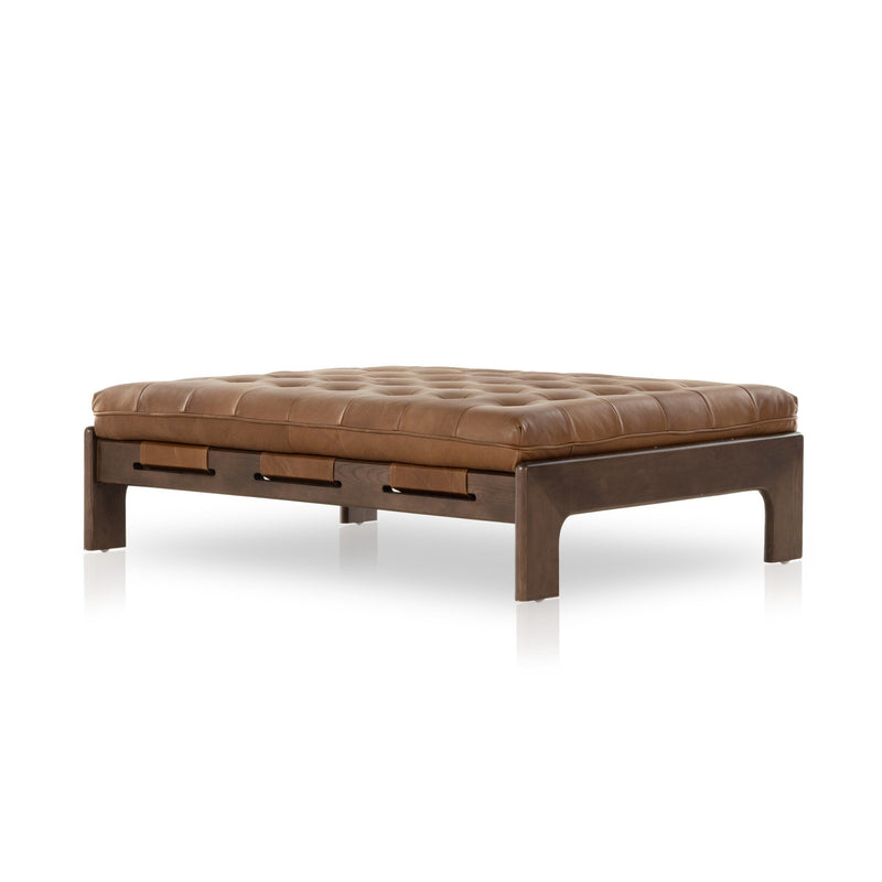 Halston Cocktail Ottoman - Heirloom Sienna