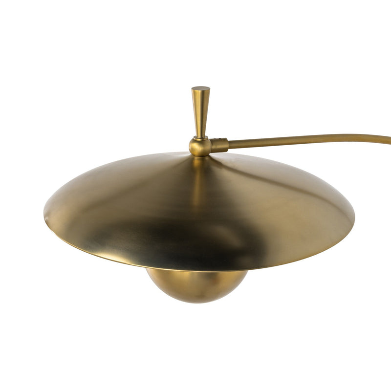 Bennington Sconce - Antique Brass Iron