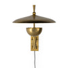 Bennington Sconce - Antique Brass Iron