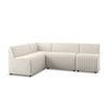 Augustine Dining Banquette, L-Shape - Capri Oatmeal