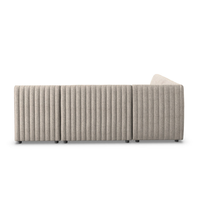 Augustine Dining Banquette, L-Shape - Orly Natural