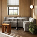 Augustine Dining Banquette, L-Shape - Orly Natural