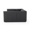 Augustine Dining Banquette, U Shape - FIQA Boucle Charcoal