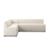 Augustine Dining Banquette, L-Shape - Capri Oatmeal