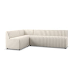 Augustine Dining Banquette, L-Shape - Capri Oatmeal