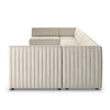 Augustine Dining Banquette, U Shape - Capri Oatmeal