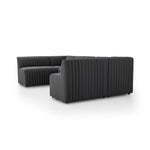 Augustine Dining Banquette, U Shape - FIQA Boucle Charcoal