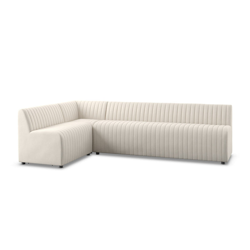 Augustine Dining Banquette, L-Shape - Capri Oatmeal